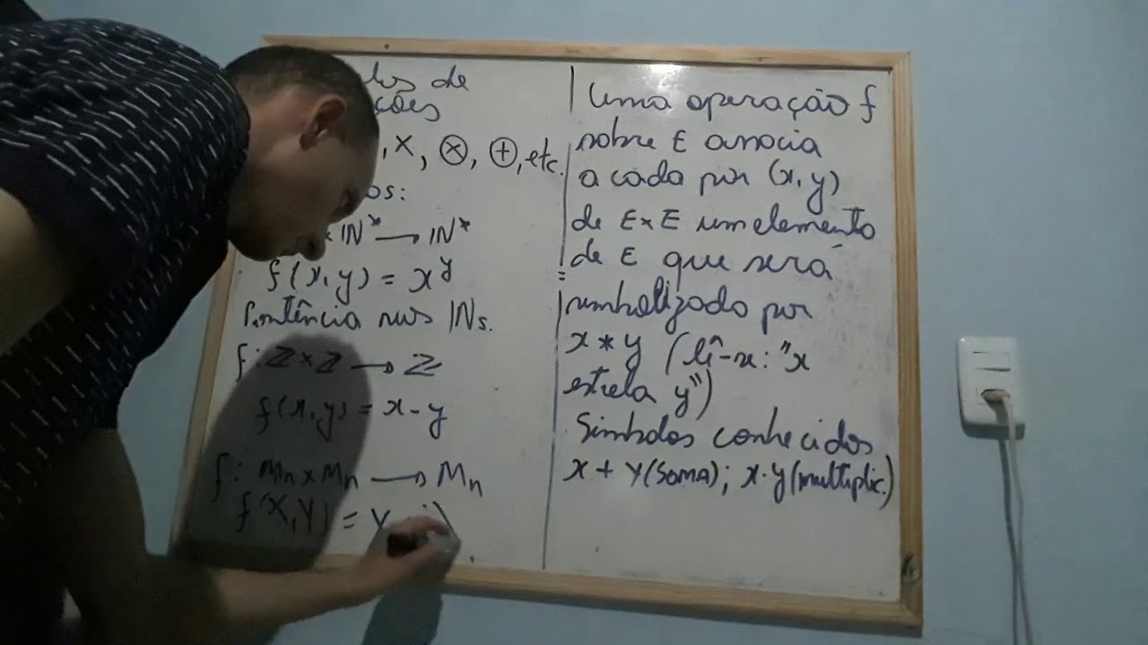 Álgebra   Leis de composição internas, associativa, comutativa elemento neutro
