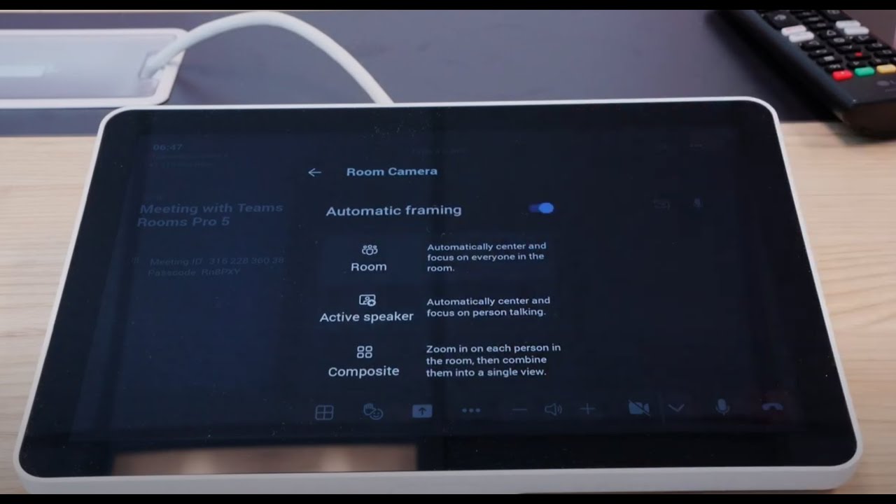 Camera Controls in Microsoft Teams