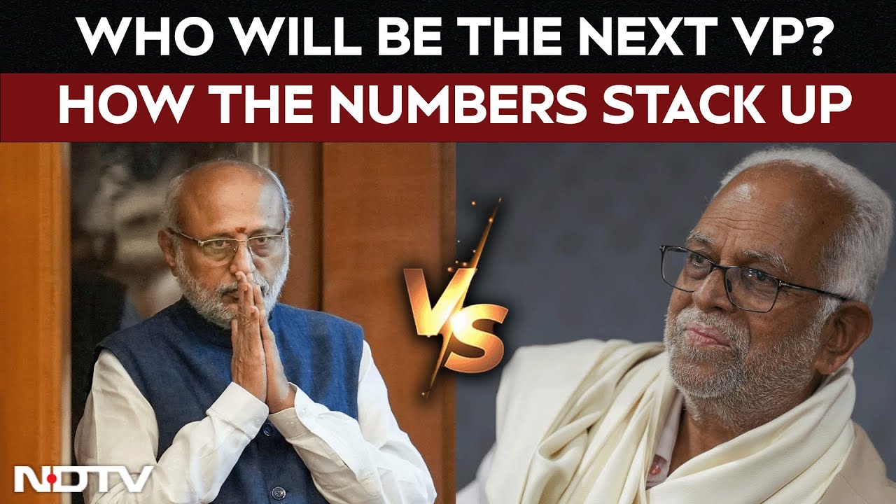 New Vice President | NDA's CP Radhakrishnan Vs India Bloc's Sudershan Reddy - Numbers Game Explained