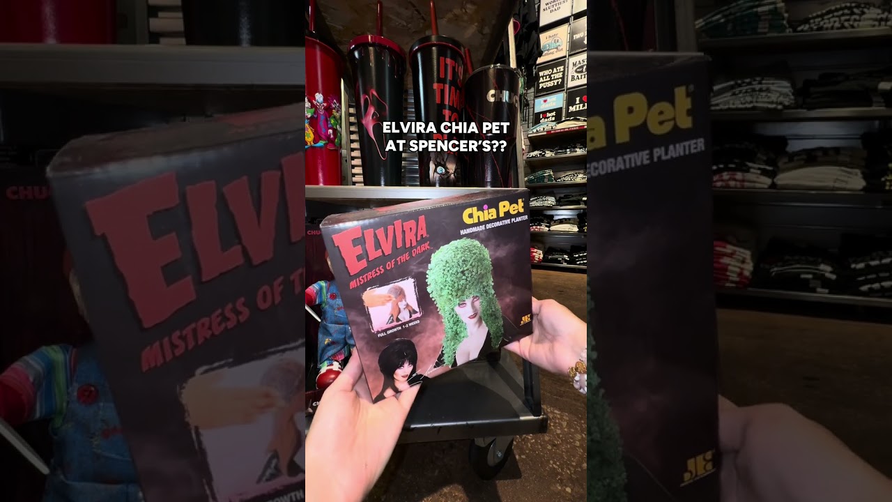 in select stores now. 🫣 #spencers #elvira #chiapet