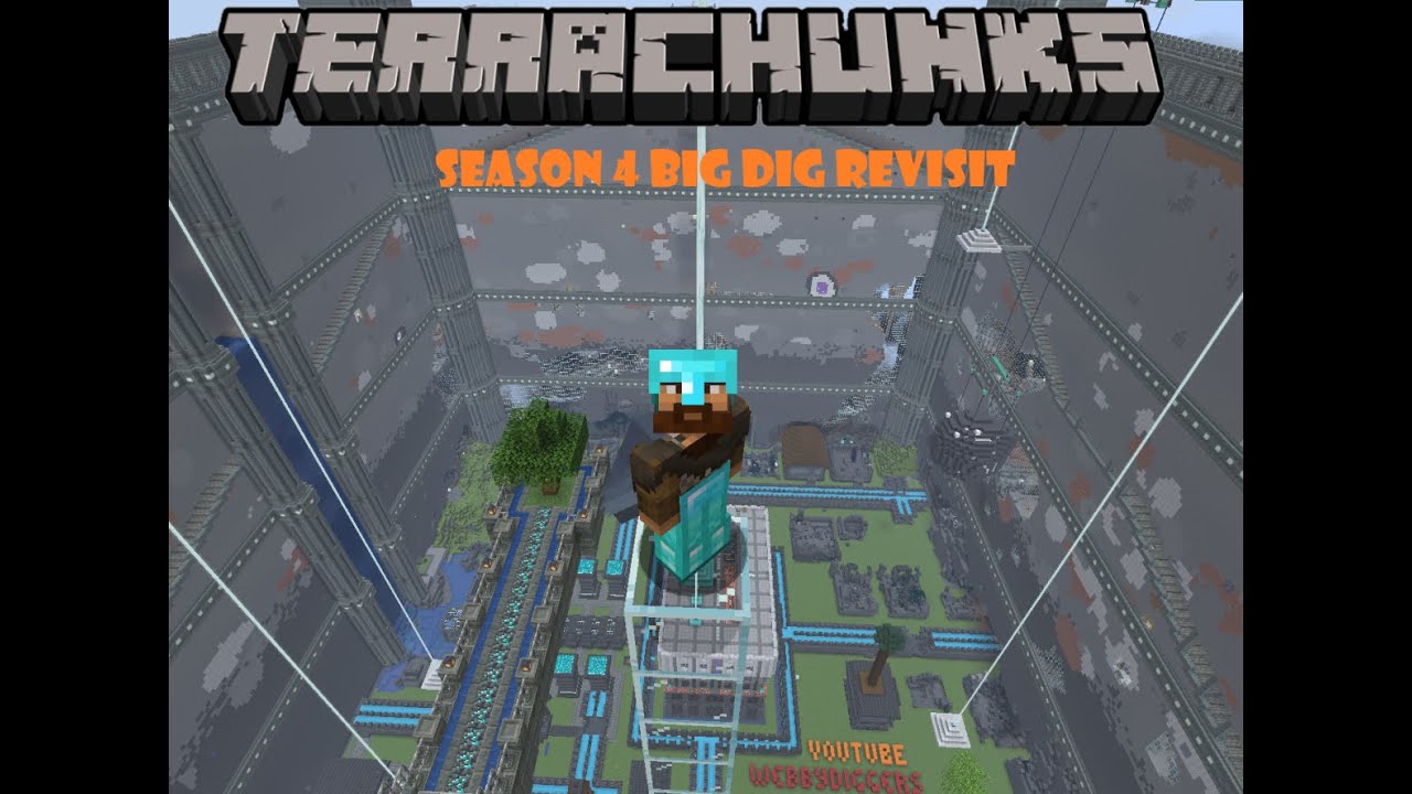 TerraChunk S04e33 Ancient City Dig and Build Revisit