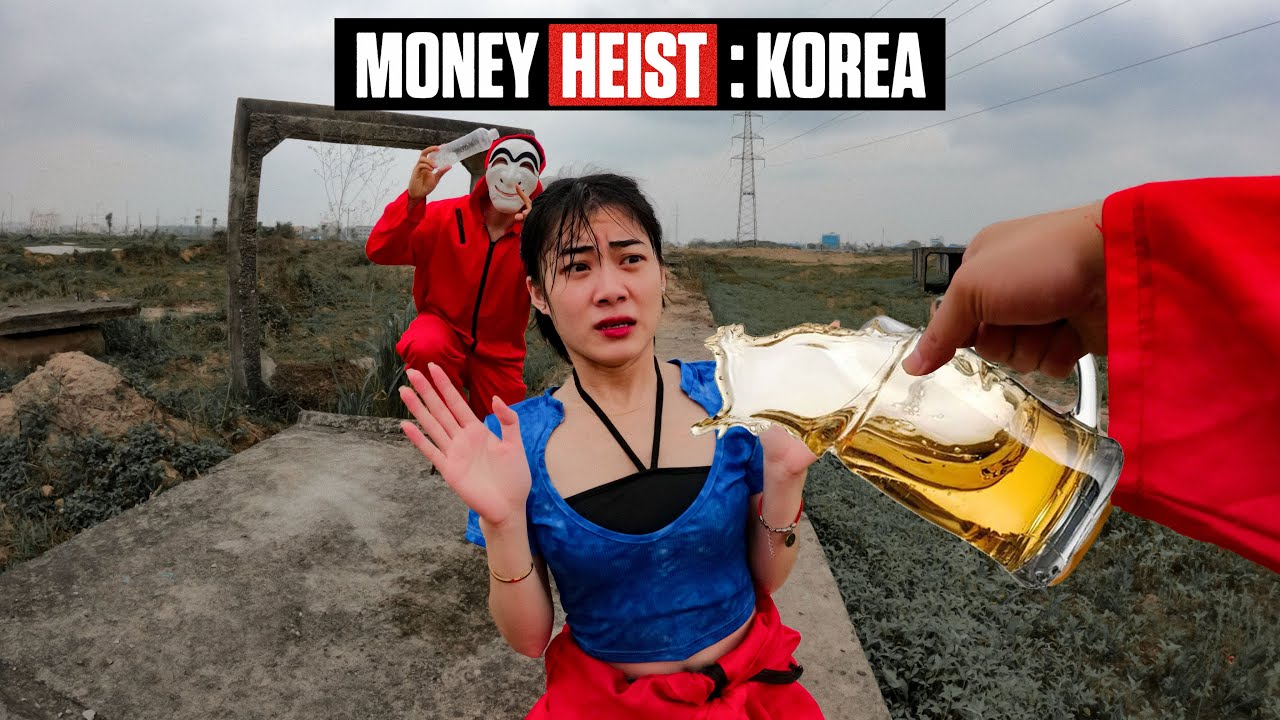 MONEY HEIST KOREA ESCAPING CRAZY GIRLFRIEND 1.2 (Epic Parkour Chase)