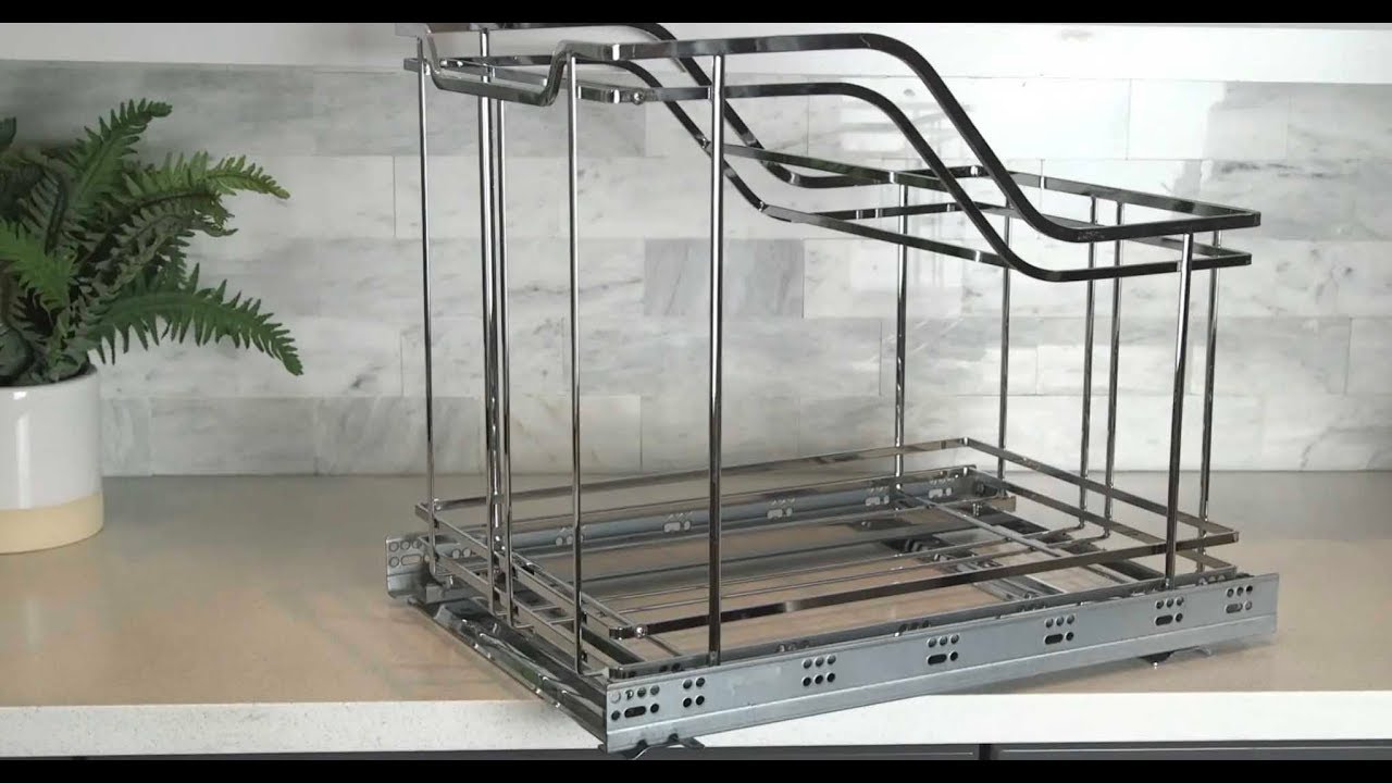 How to install your Metal Double Trashcan Organizer