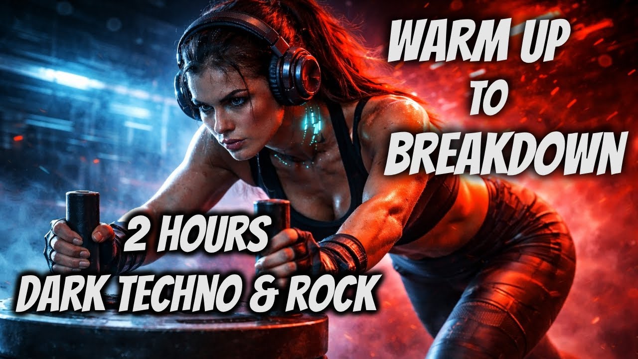 2 HOURS Dark Techno Workout Mix | Warm-Up to Breakdown (Hardcore Training Music)