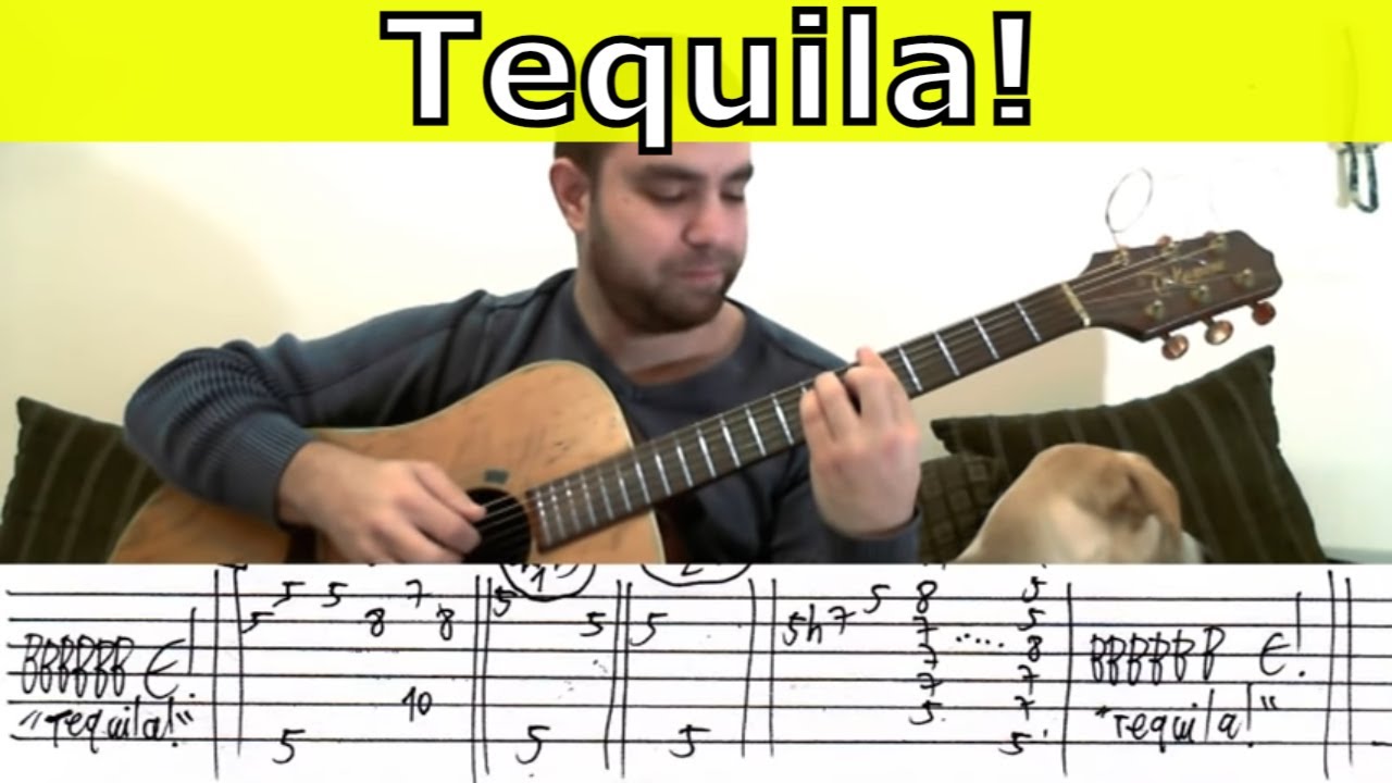 Tutorial: Tequila! - Fingerstyle Guitar w/ TAB
