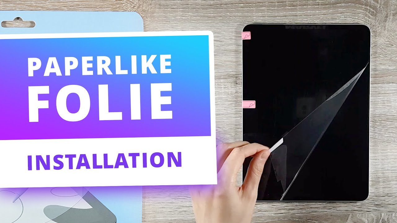 Paperlike Folie anbringen – iPad Pro [Tutorial]