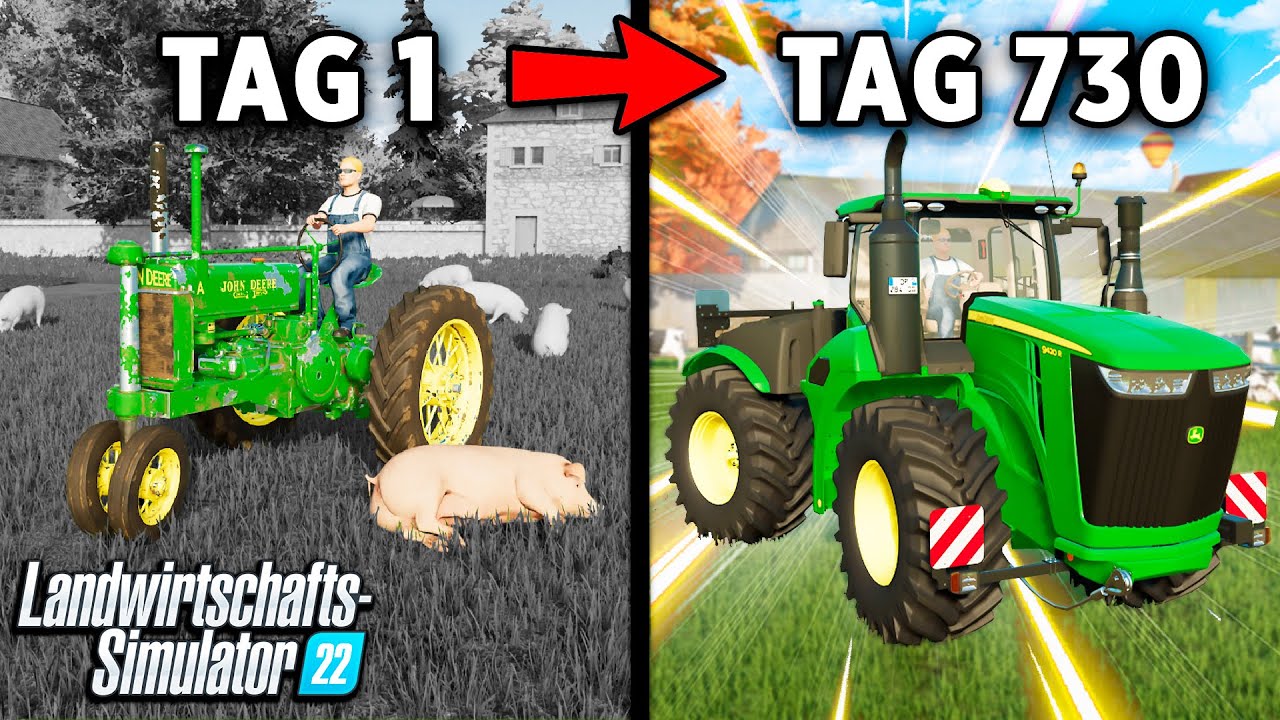 Ich habe 2 Jahr damit verbracht, eine Rinderfarm aufzubauen! Landwirtschafts Simulator 22