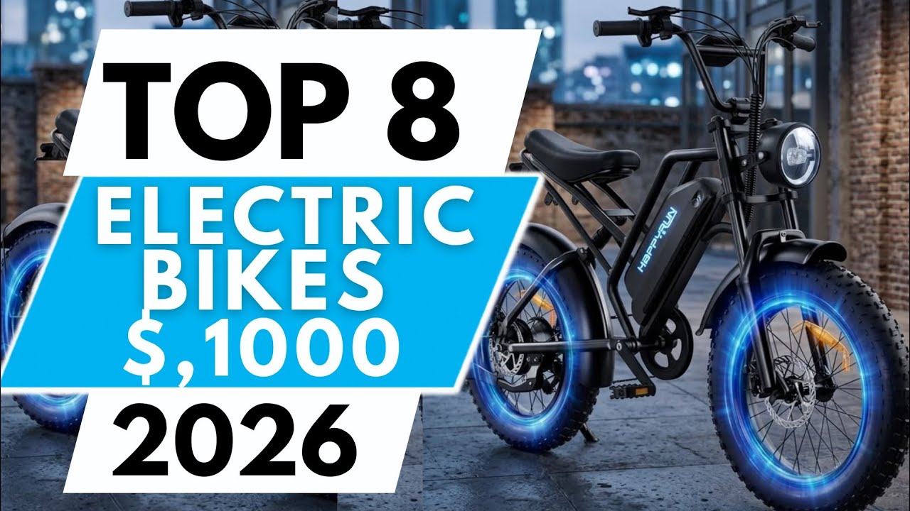 TOP 8 BEST Budget Electric Bikes Under $1,000 2026