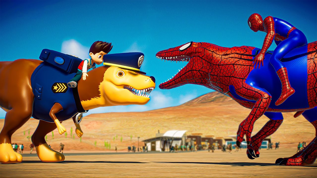 Unexpected Multiverse Encounter | Cinematic DinoRider Gameplay (JWE2)