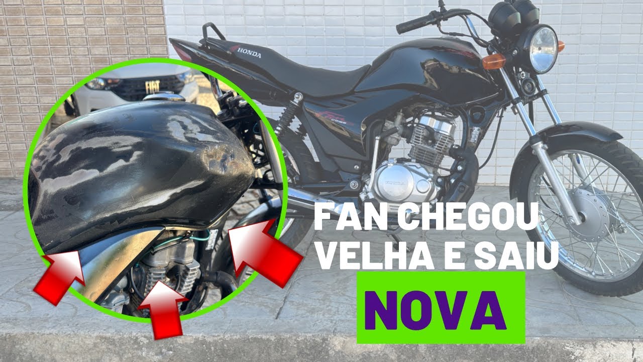 Parte 2 da reforma da fan 125 que veio de Nova Olinda