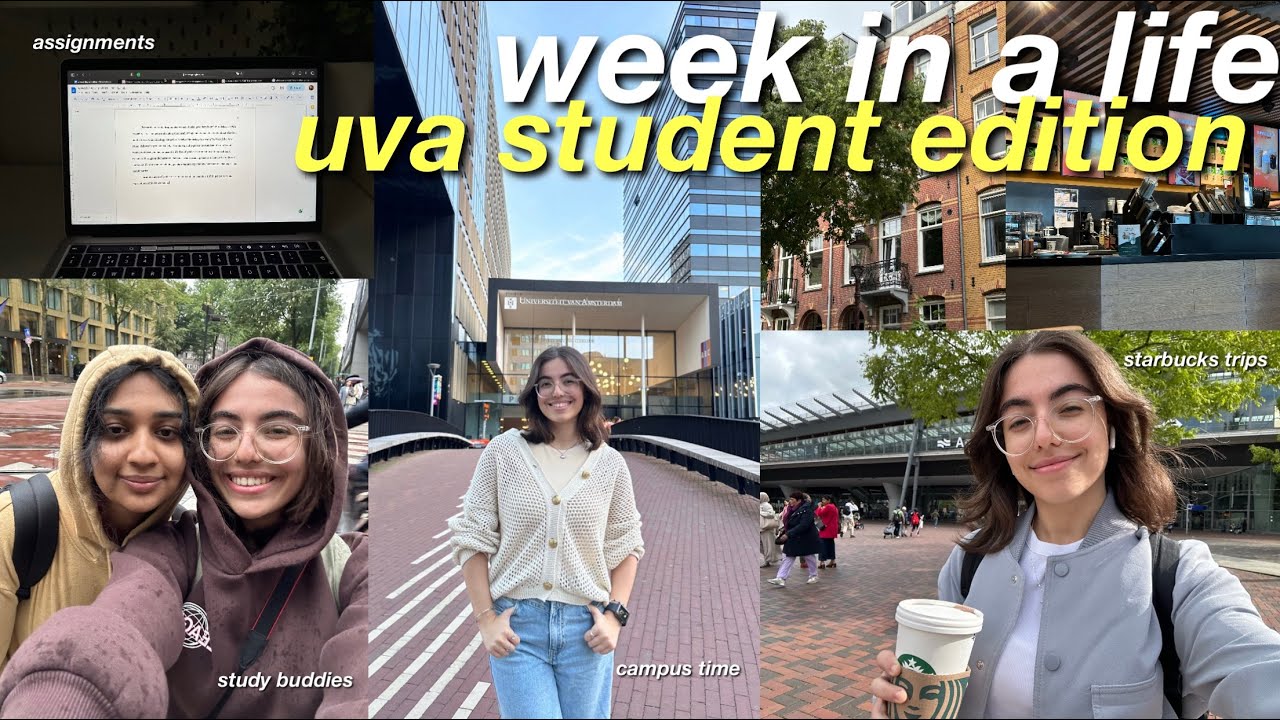 A WEEK IN MY LIFE AT THE UNIVERSITY OF AMSTERDAM (senior year vlog) | student diaries