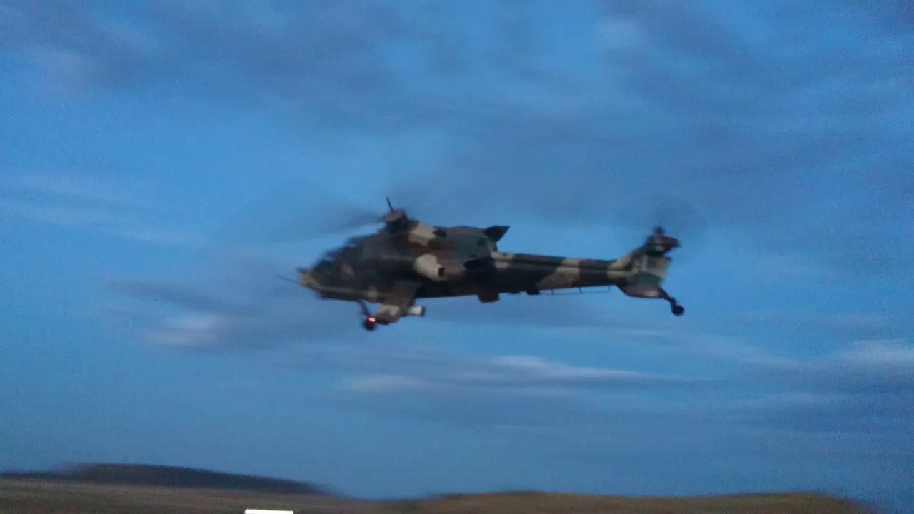 Denel Rooivalk Demostration and Live Fire