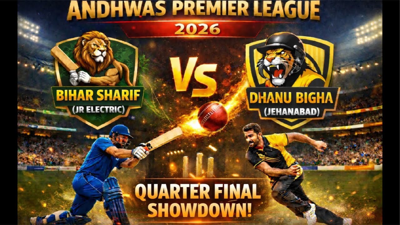 Bihar Sharif Vs Dhanu Bigha | Andhwas Premier League | Live Match Today #tournament #cricketmatch