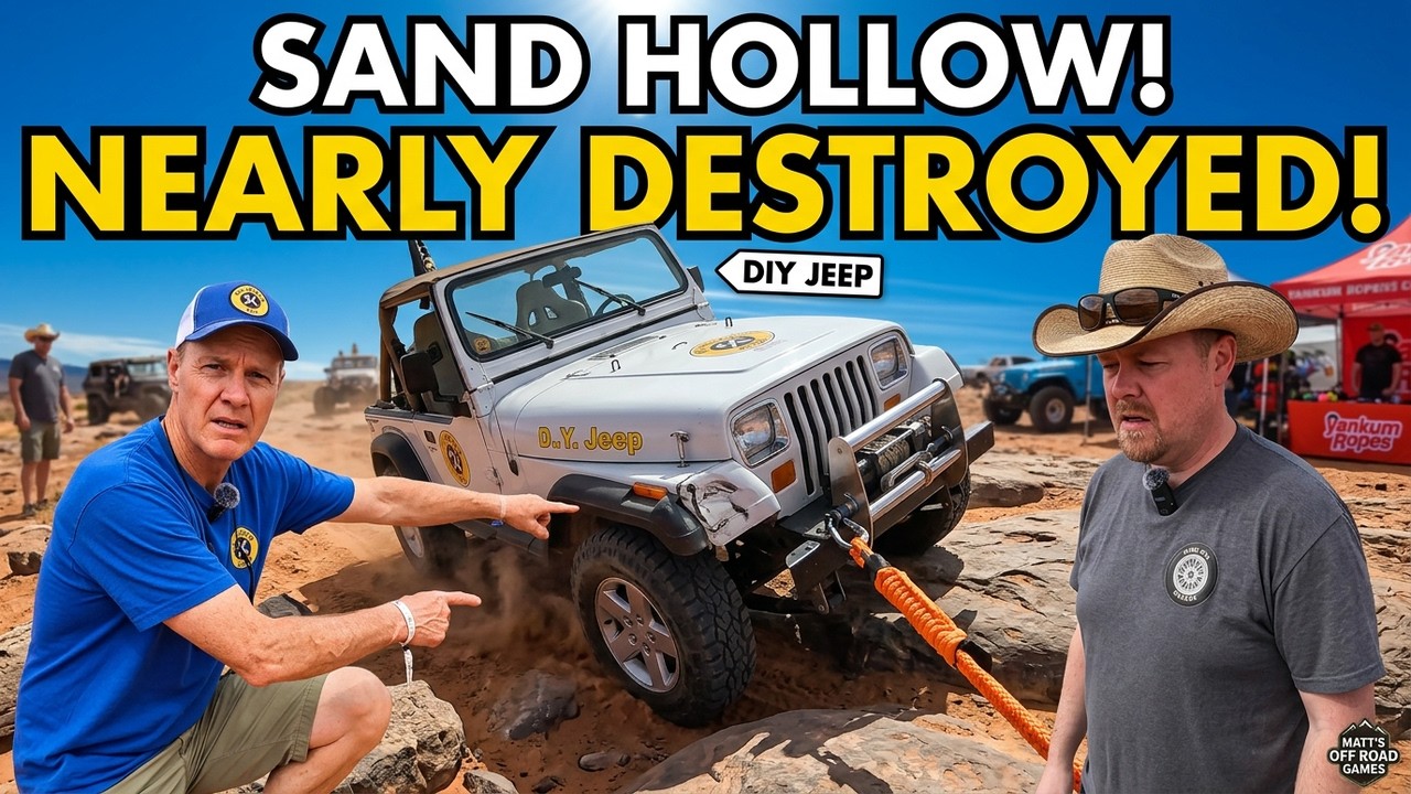 В Сэнд-Холлоу мой самодельный джип чуть не был уничтожен &mdash; Matt's Off Road Games