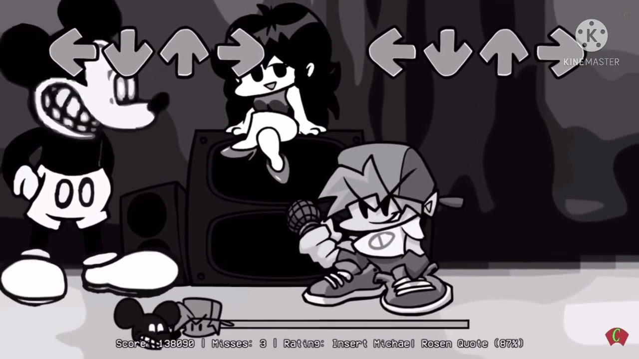 Mickey Mouse FNF Mod but it is Reverse￼