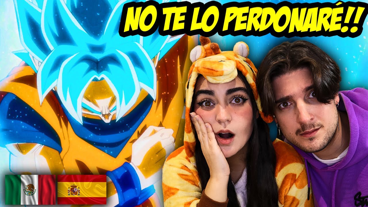 ESPAÑOLES REACCIONAN A DRAGON BALL DOBLAJE LATINO💥GOKU SE ENFADA POR LA MUERTE DE MILK Y GOTEN💥