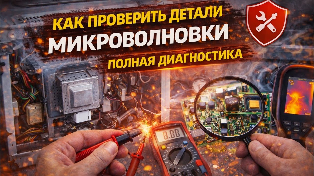 Как проверить детали микроволновки  подробно#ремонт #микроволновка #диагностика #свч #мультиметр