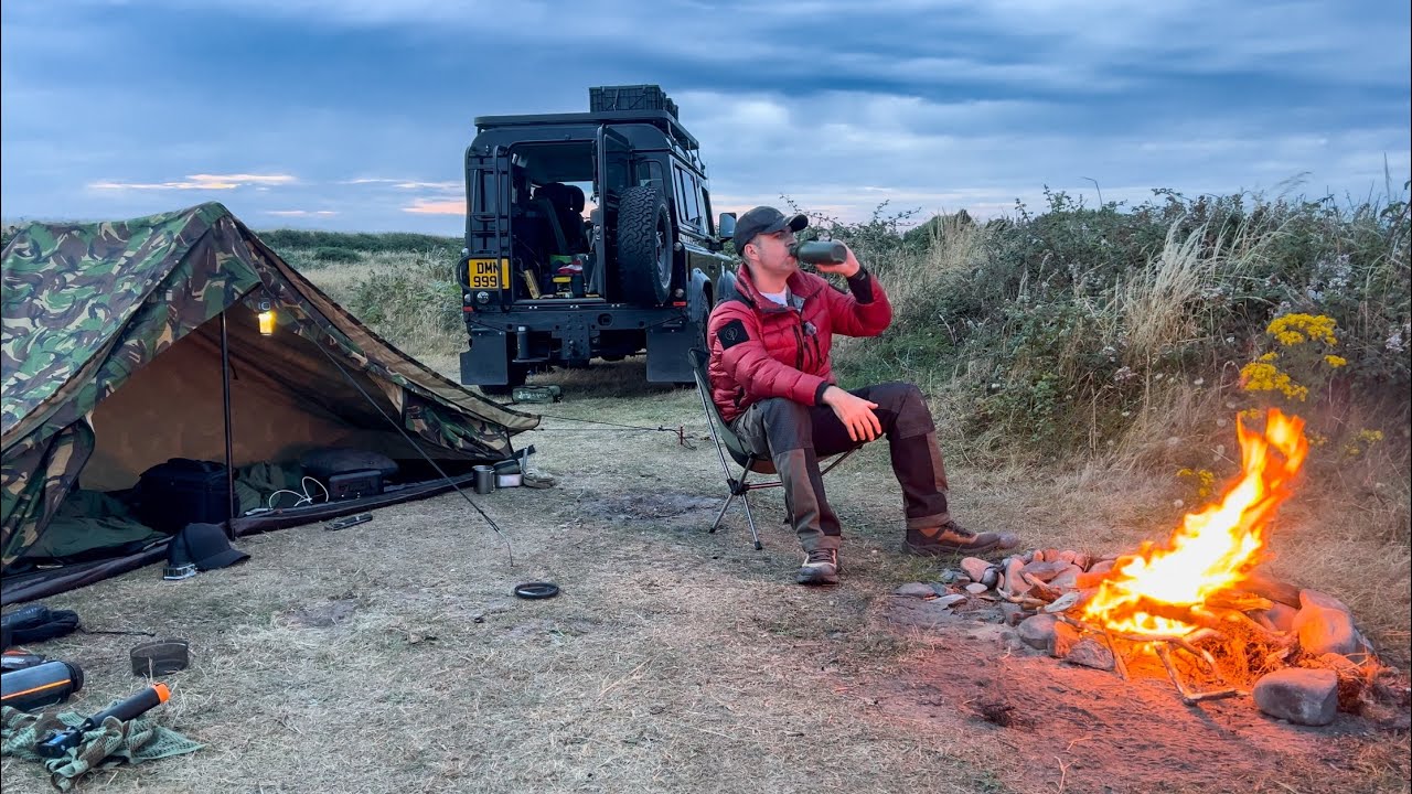 Solo Overnight Camping with Old School Military Surplus Gear