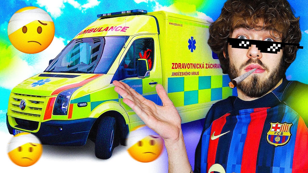 JEDNA, DVĚ... SANITKA UŽ JEDE PRO TEBE 🥱🚑