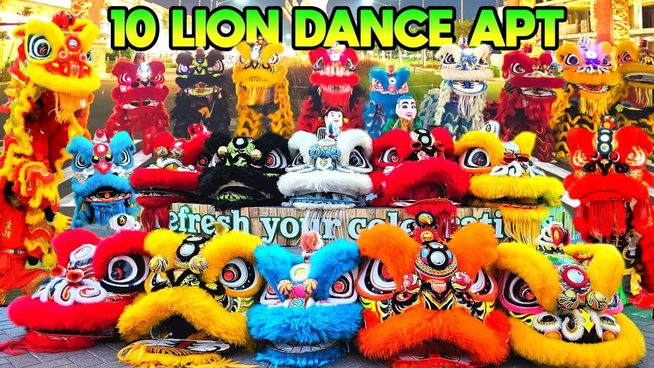 10 Lion Dance APT @Dragon Point PIK2 Cap Go Meh 2025 Barongsai CONG JUN CHING