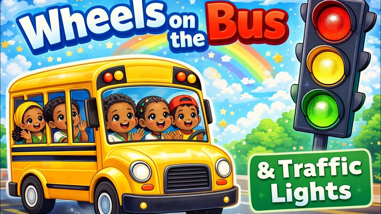 School Trip Song | Learn Traffic Lights (Red Yellow Green)