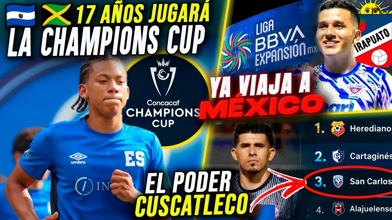 NOTICIAS: Alex White 🇸🇻🇯🇲 Jugará la CHAMPIONS CUP | Styven Vásquez VIAJA a México! ✈️🇲🇽
