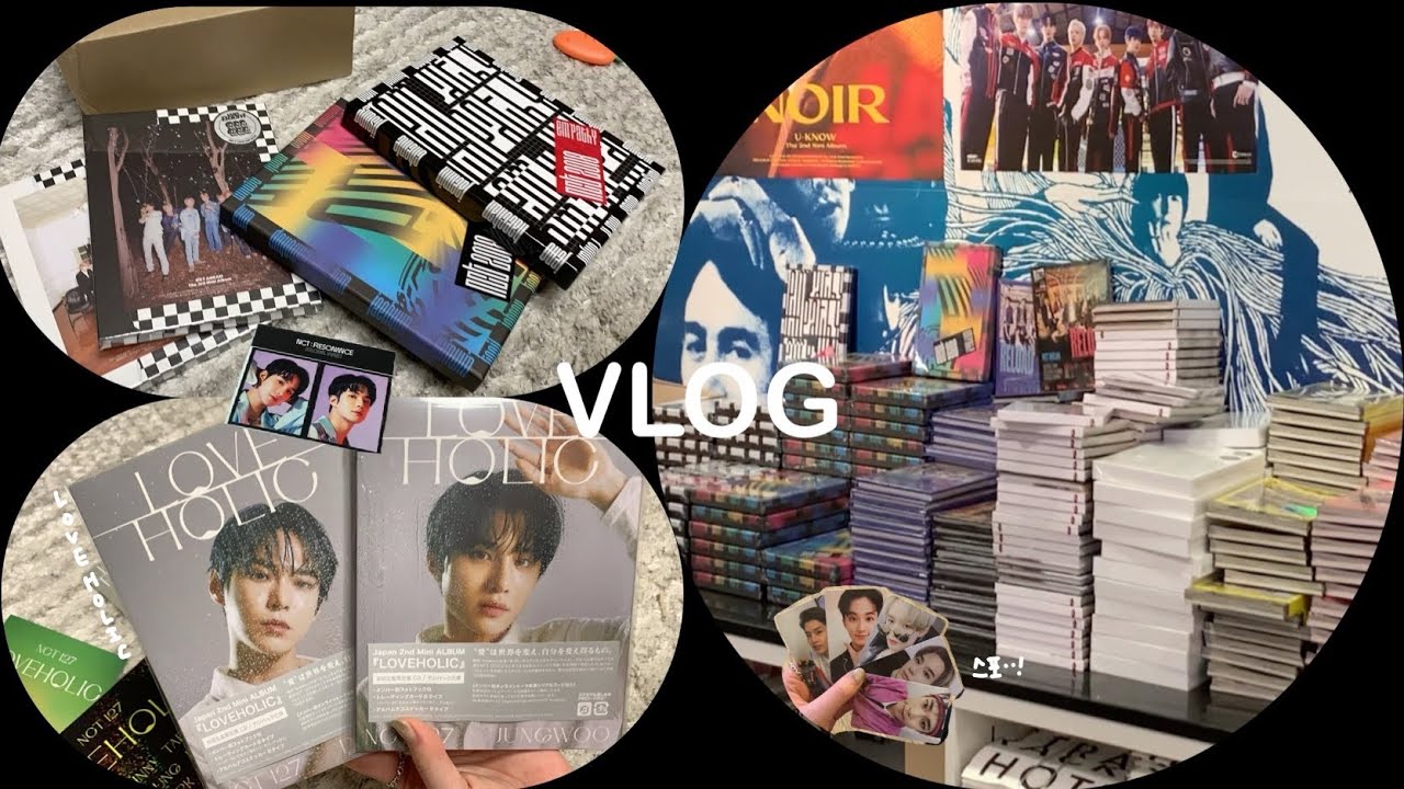 VLOG | D→D→D = 드디어 도영 등장 ( ◠‿◠ ) • 핫트 오프깡 • 러브홀릭 • 붐 • 엠파시 • 앨범깡 • 비욘드 포토필름 • 시즈니 브이로그