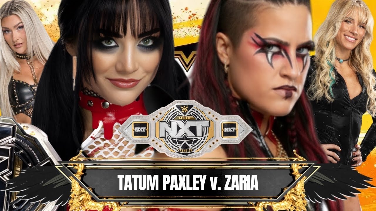 Tatum Paxley (w/ Izzi Dame) vs Zaria (w/ Sol Ruca) - NXT CHAMPIONSHIP | NXT