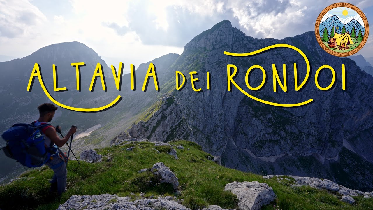 Camminando sull' ALTAVIA DEI RONDOI - Notte al Rifugio SEMENZA