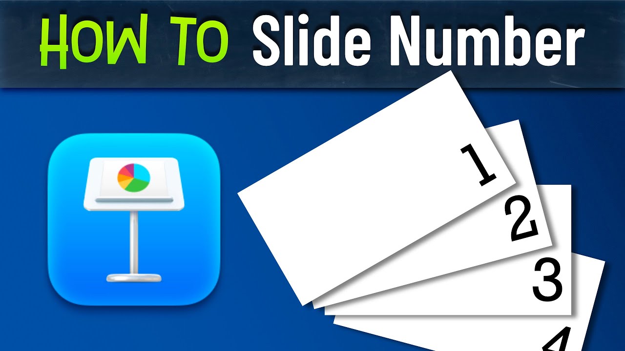 Keynote on Mac How to Add Page Number
