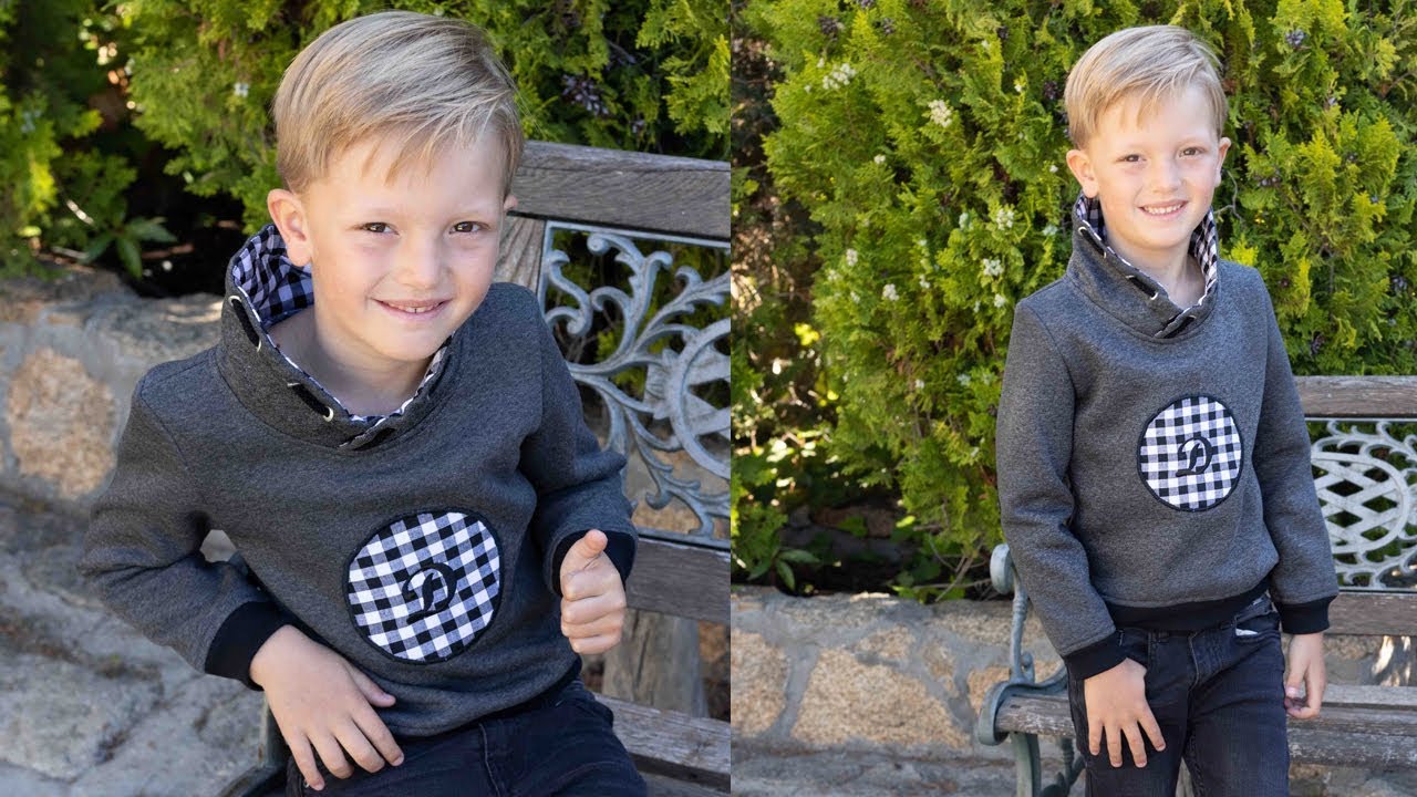 Sudadera de niño. REVISTA PATRONES INFANTILES Nº11.