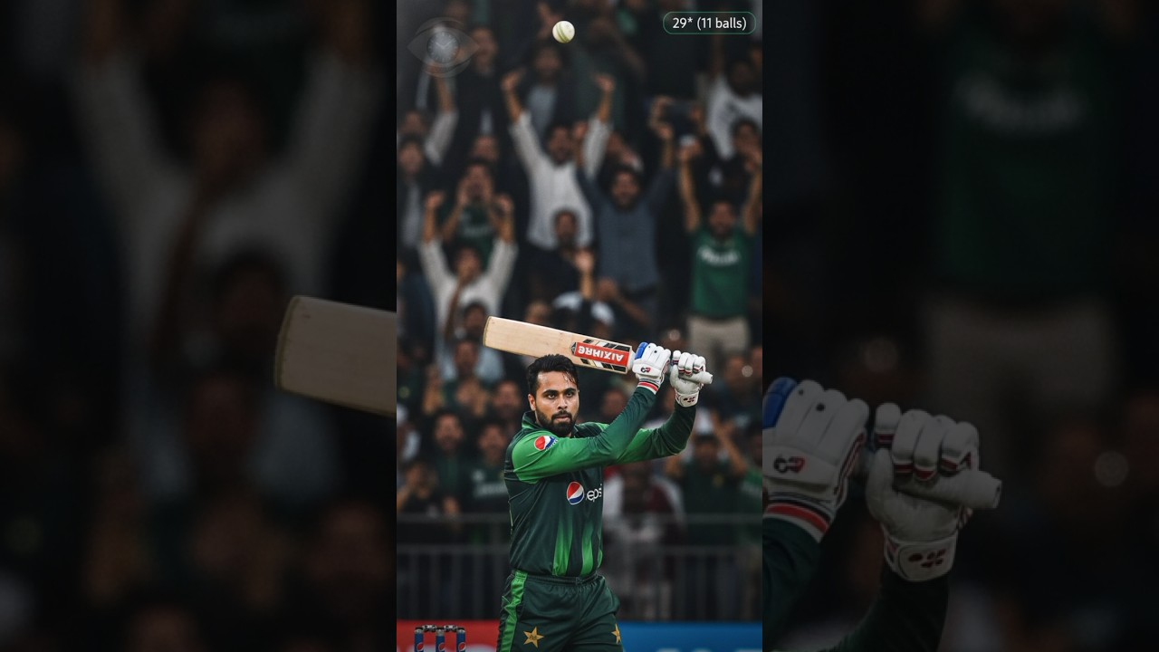 🏏 🔥Rana Ne Kamal Kar Diya!! ☠️| PAK vs NED 1st T20I | #pakvned #worldcup2026 #viral