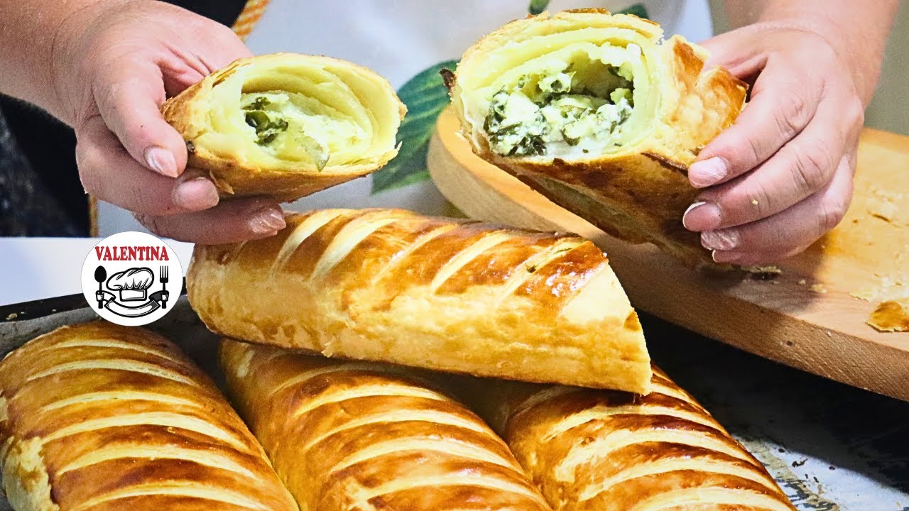 Malo ko zna ovaj recept💥Pripremi uveče SUKANI LISNATI PITA ROLAT SA SIROM I SPANAĆEM- ISPEČI UJUTRO❗
