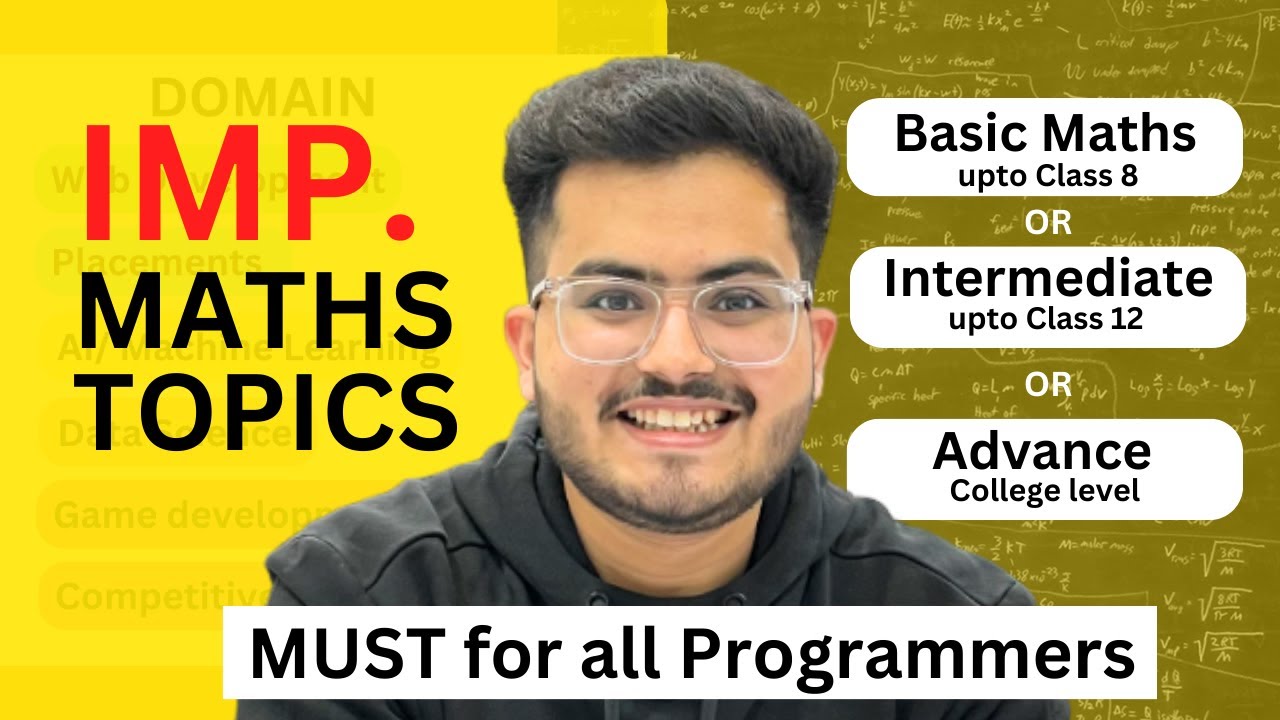How Much Maths is required for Programming?
