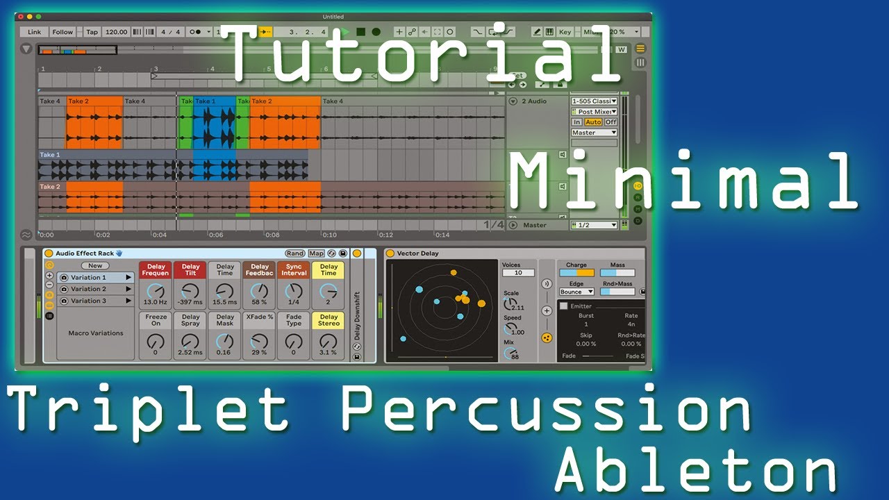 Minimal Tutorial #1 - Triplet Percussion (Ableton)