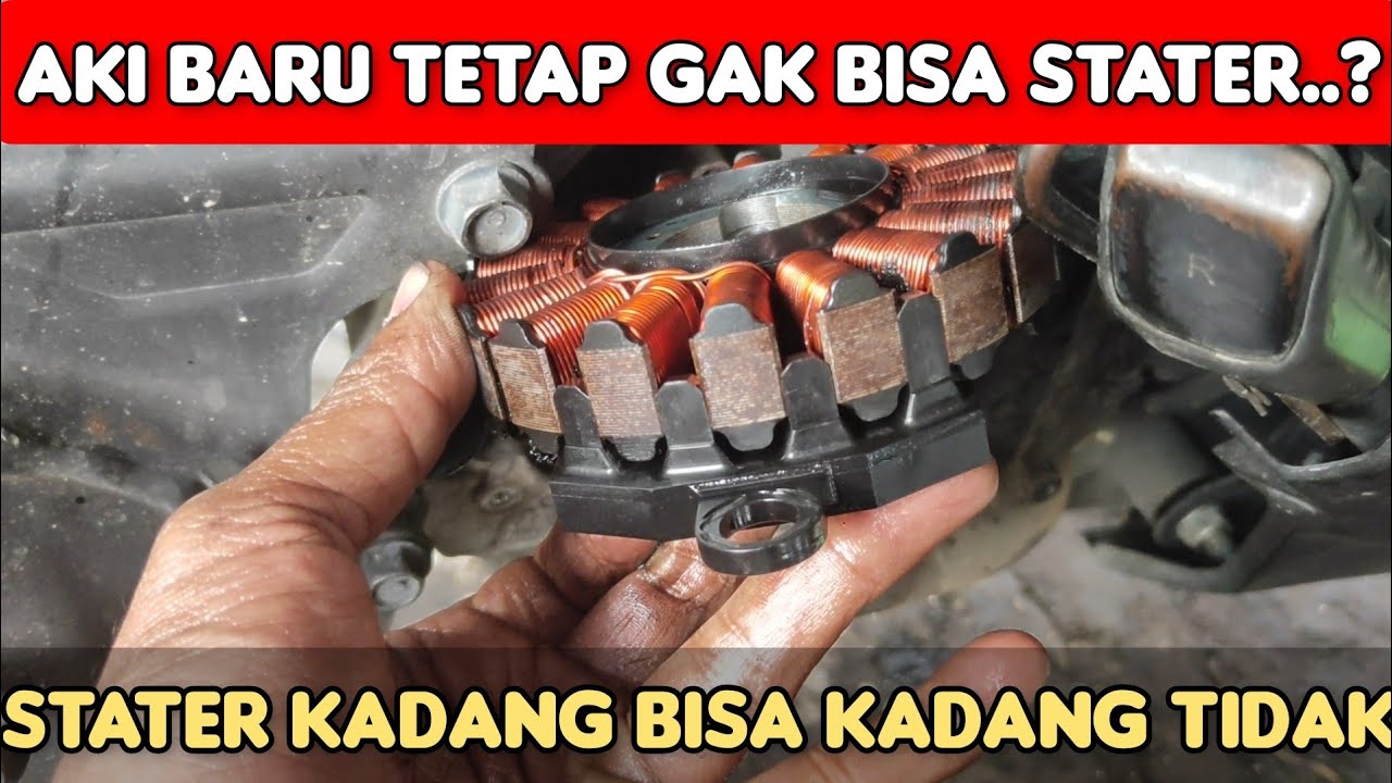 Aki baru tapi Stater kadang bisa kadang tidak..? ini penyebabnya. #vario110fi