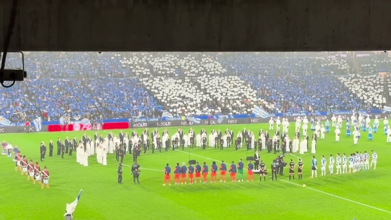 Ambiance & Tifo match Real sociedad vs fc barcelone - la Tamborrada