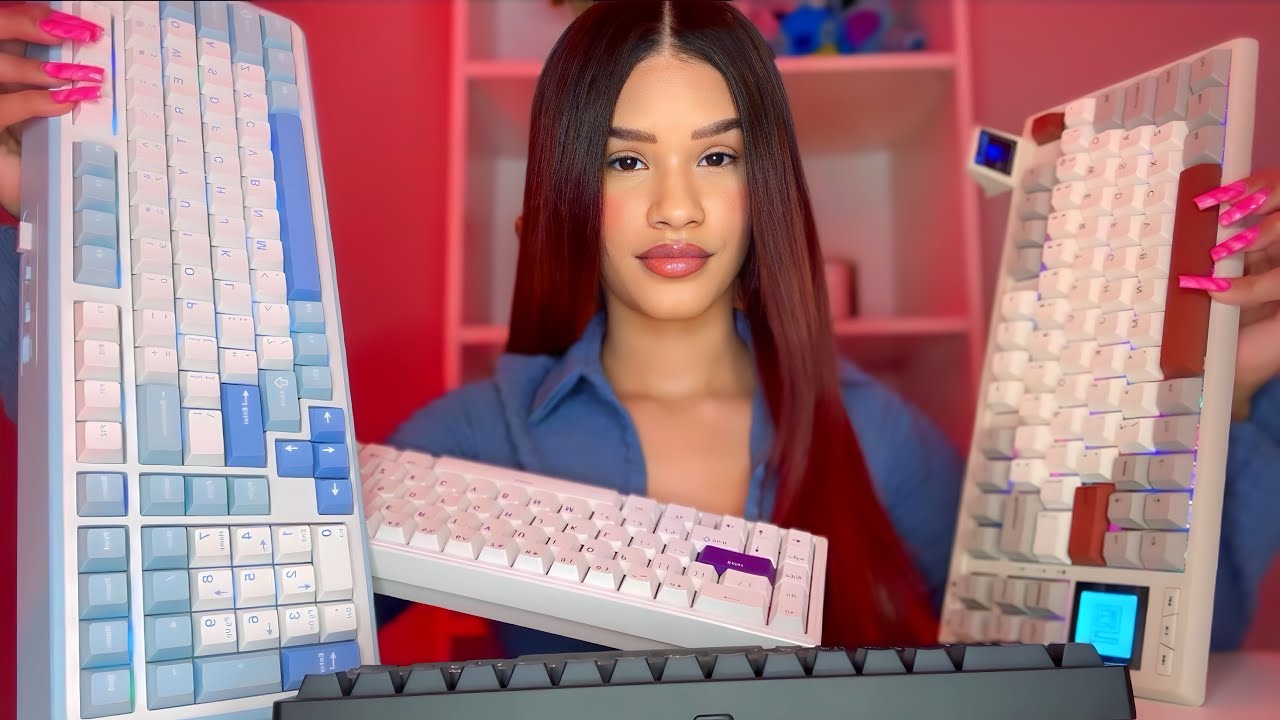 Asmr preguntas muy personales pero cada 15 preguntas el teclado cambia