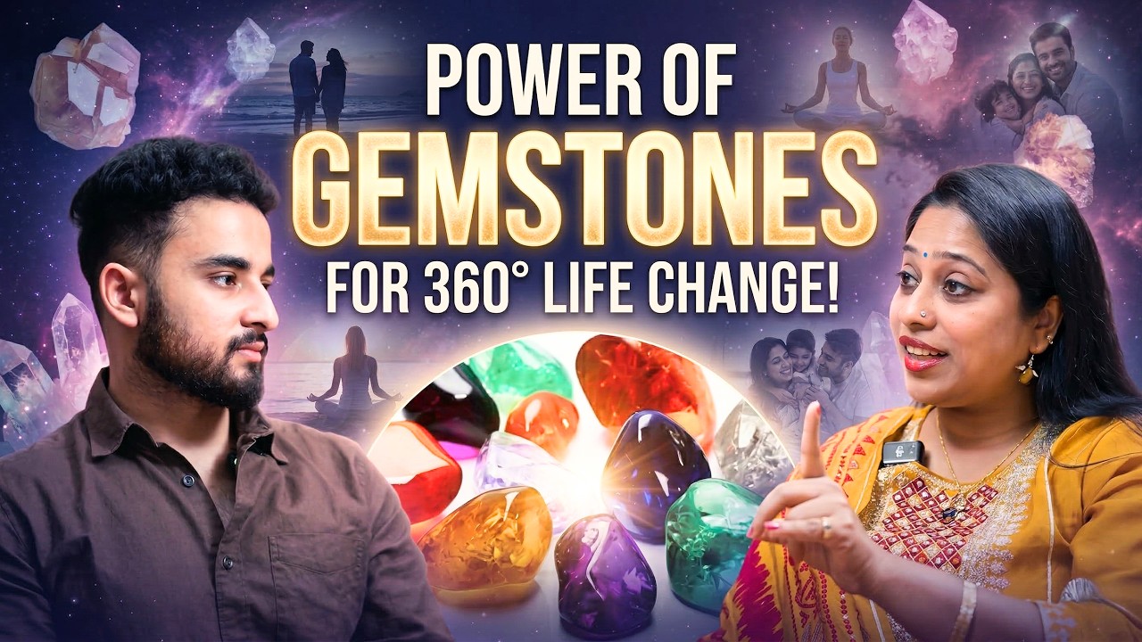 Which Crystal Works For Money, Love & Protection?Gemstone Remedies Astrology Podcast Ft. Krishna Sai
