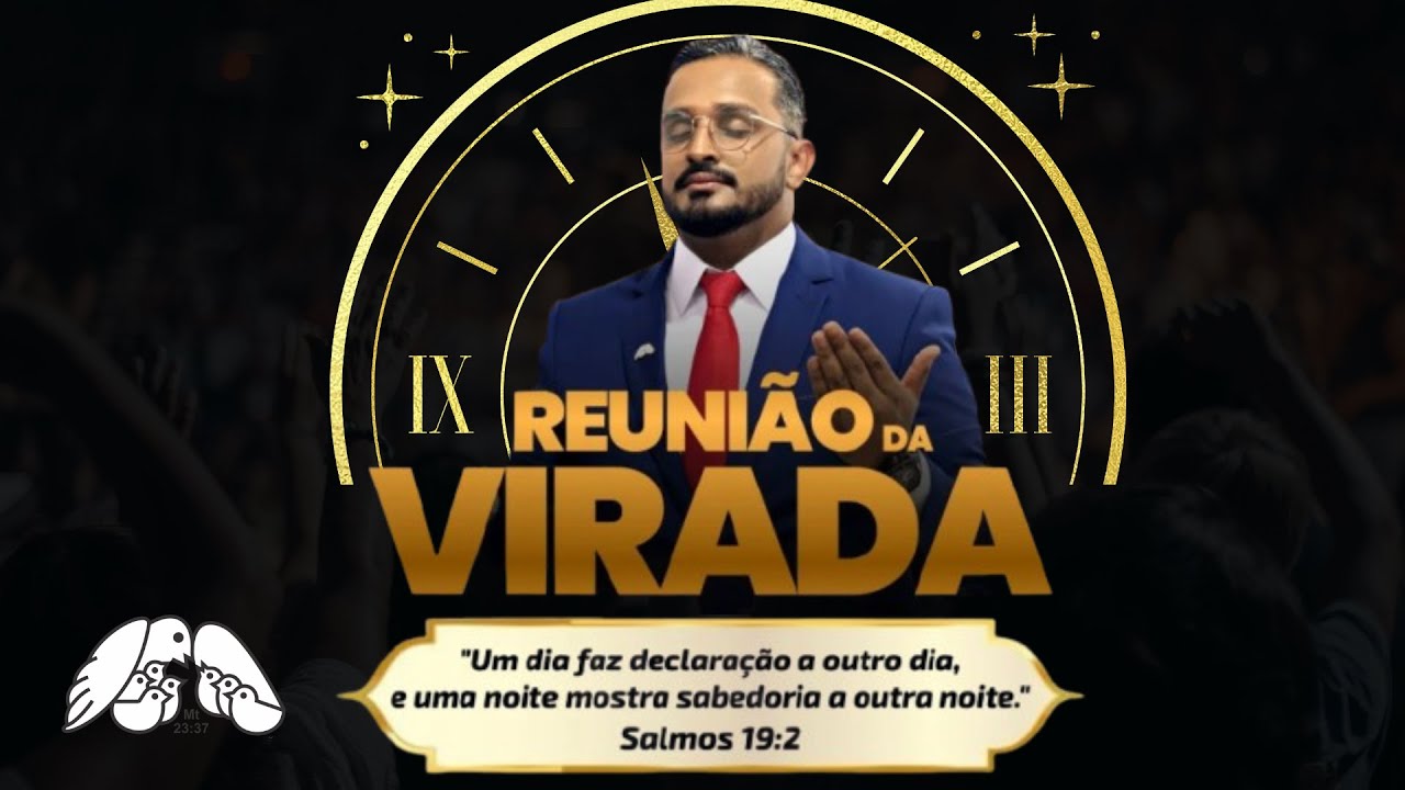 REUNIÃO DA VIRADA - QUARTA 31-12-25 - Pr. Wadson Medeiros - 17h.
