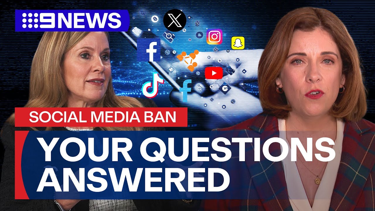 Australia's Social Media Ban: Your Questions Answered | 9 News Australia