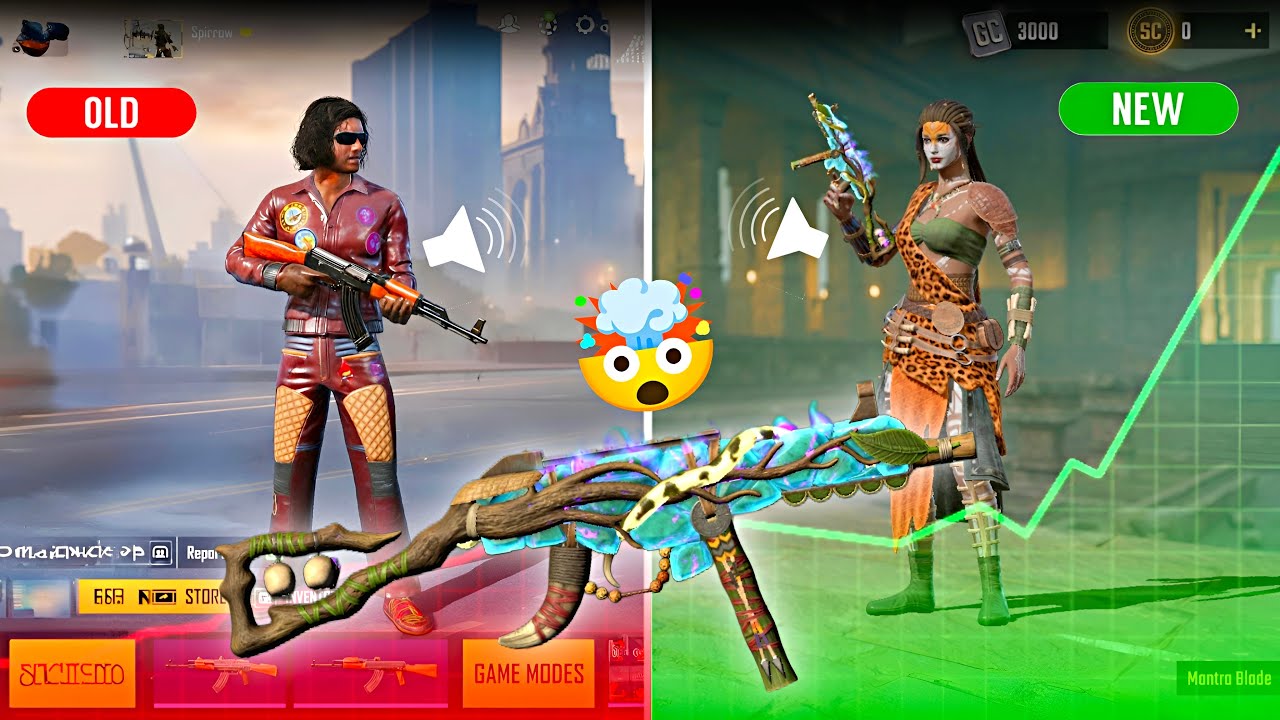 Old vs New Gun Sound fully comparison | Improvements ?? | Scarfall 2.0 Beta Testing