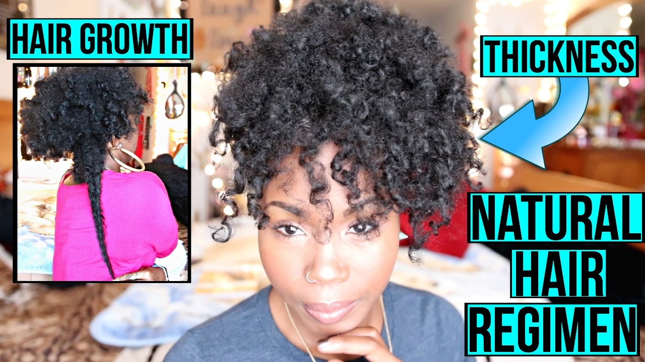Natural Hair Regimen for Hair GROWTH & THICKNESS | Moisturizers, Shampoos & Conditioners