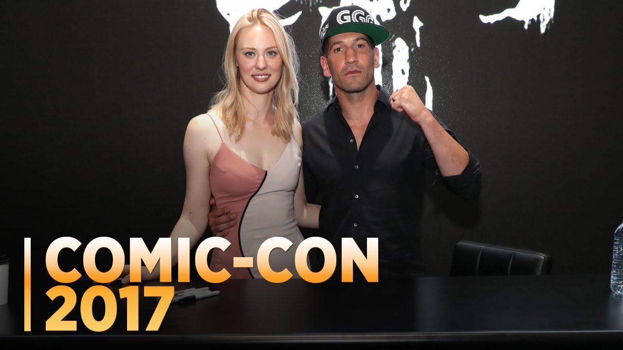 THE PUNISHER: Jon Bernthal and Deborah Ann Woll at Comic-Con 2017