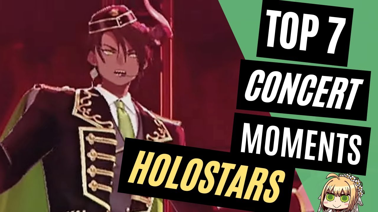 TOP 7 Holostars best concert moments! Welcome to the voyage to universe!!!