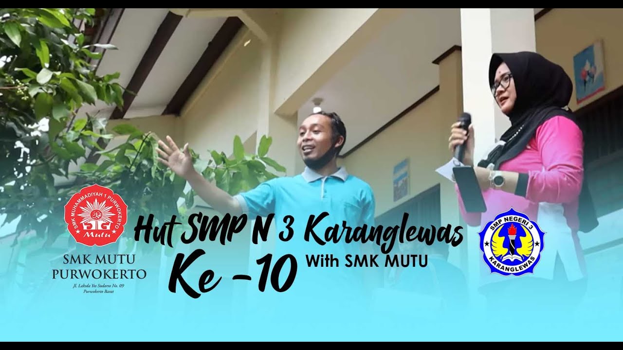 Memperingati HUT ke 10 di SMP Negeri 3 Karanglewas