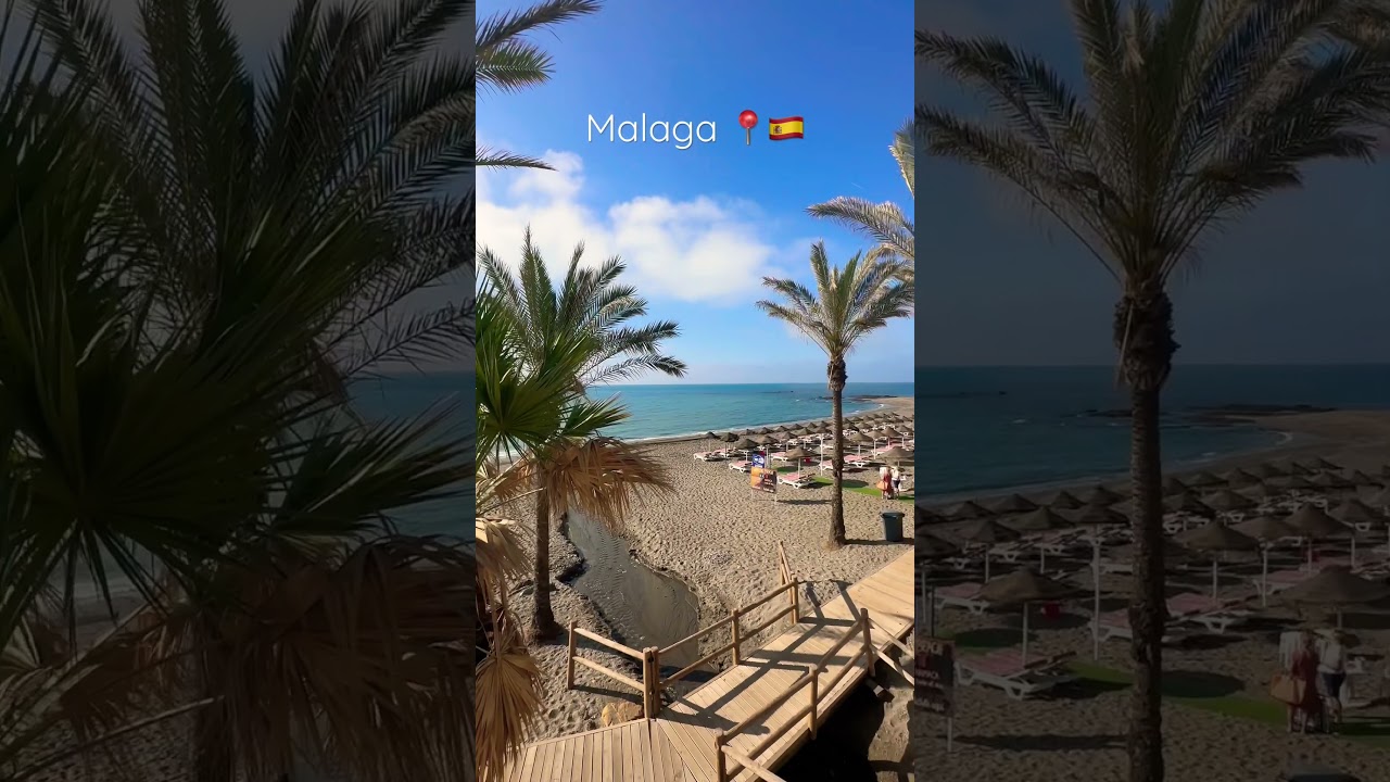 Malaga beach 🌊 #malaga #spain