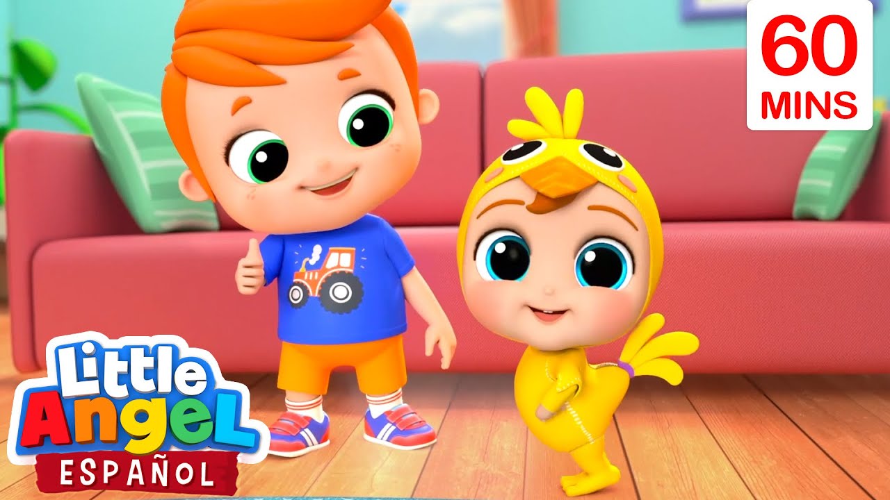 El Pollito Amarillito | Canciones Infantiles🎵| Juega y aprende | Moonbug Español
