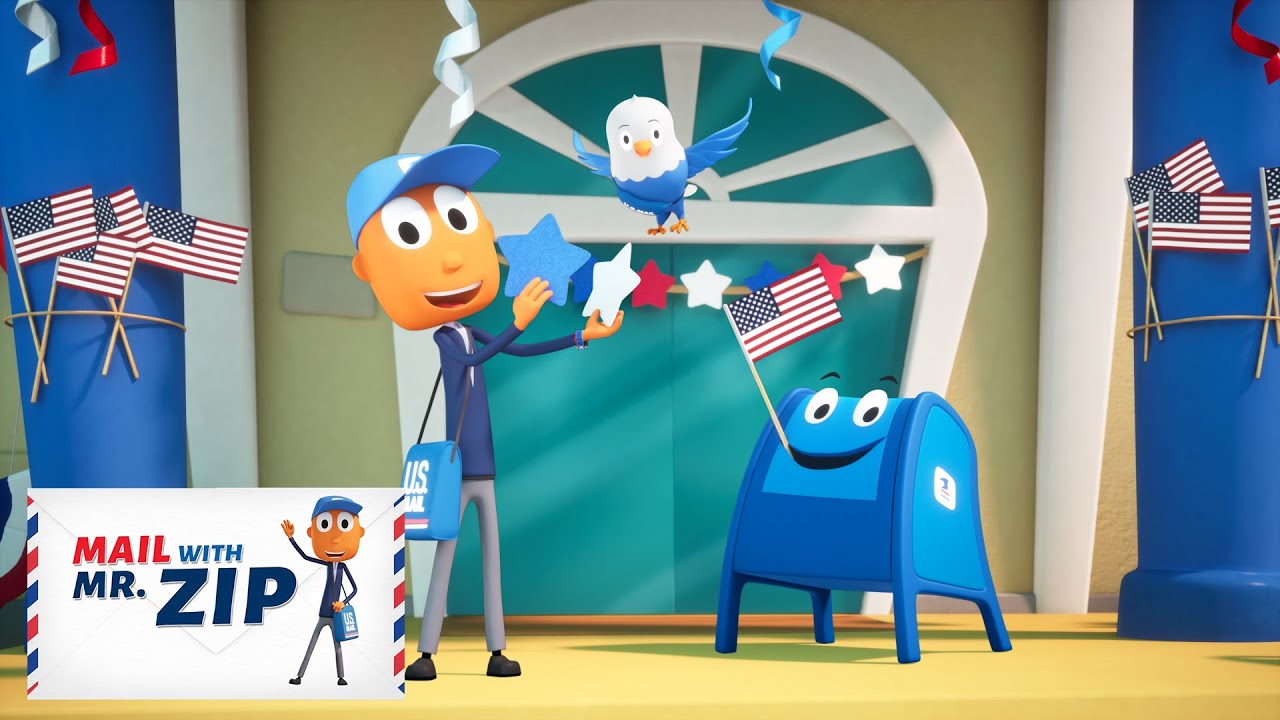 Decorating with Friends! | 45 MIN Mail with Mr.ZIP Mailman Cartoons | Fun Videos for Kids & Families
