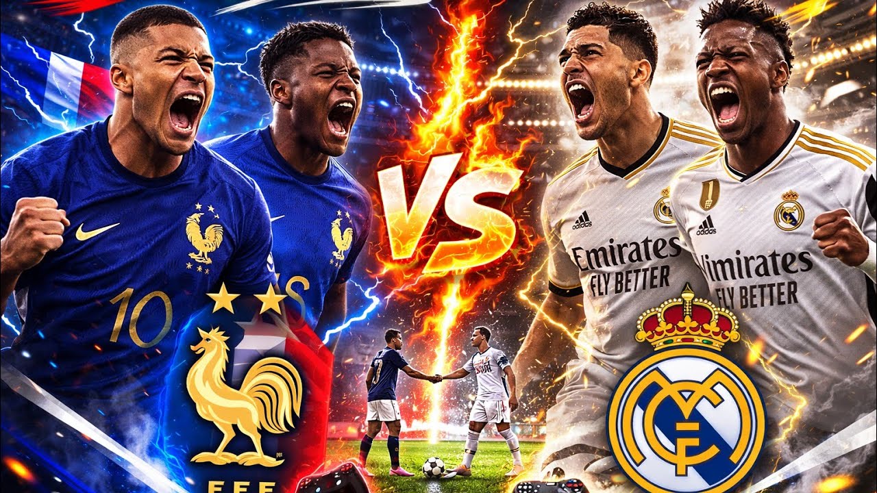 France vs Real Madrid 2v2 😤🔥 | FC24 w/ @jADELONERBOY